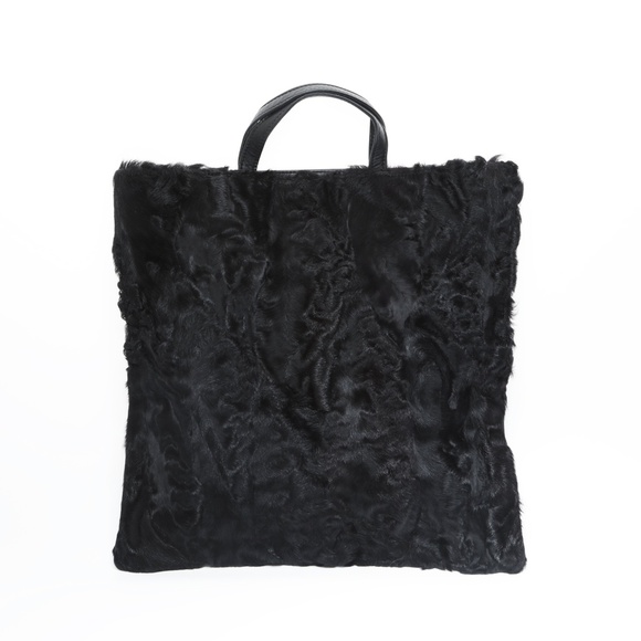 LOEWE fur handbag in black - Picture 2 of 13
